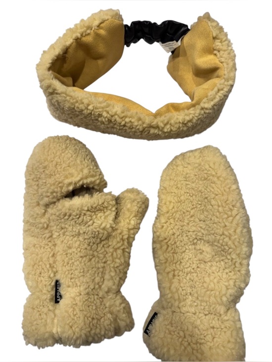 Apparis Accessories - Apparis Sherpa Mittens with Matching Headband